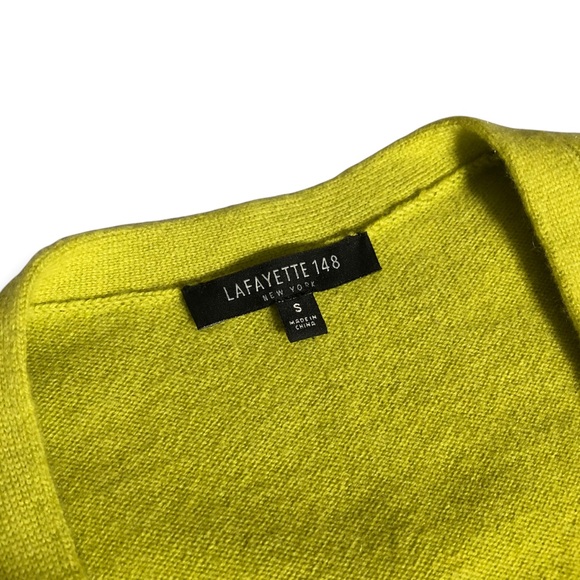 Lafayette 148 100% Cashmere Sweater Cardigan - Picture 9 of 10